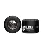 Nishman Ultra Hold Hair Styling Black Gel - White Coverage 300 ml