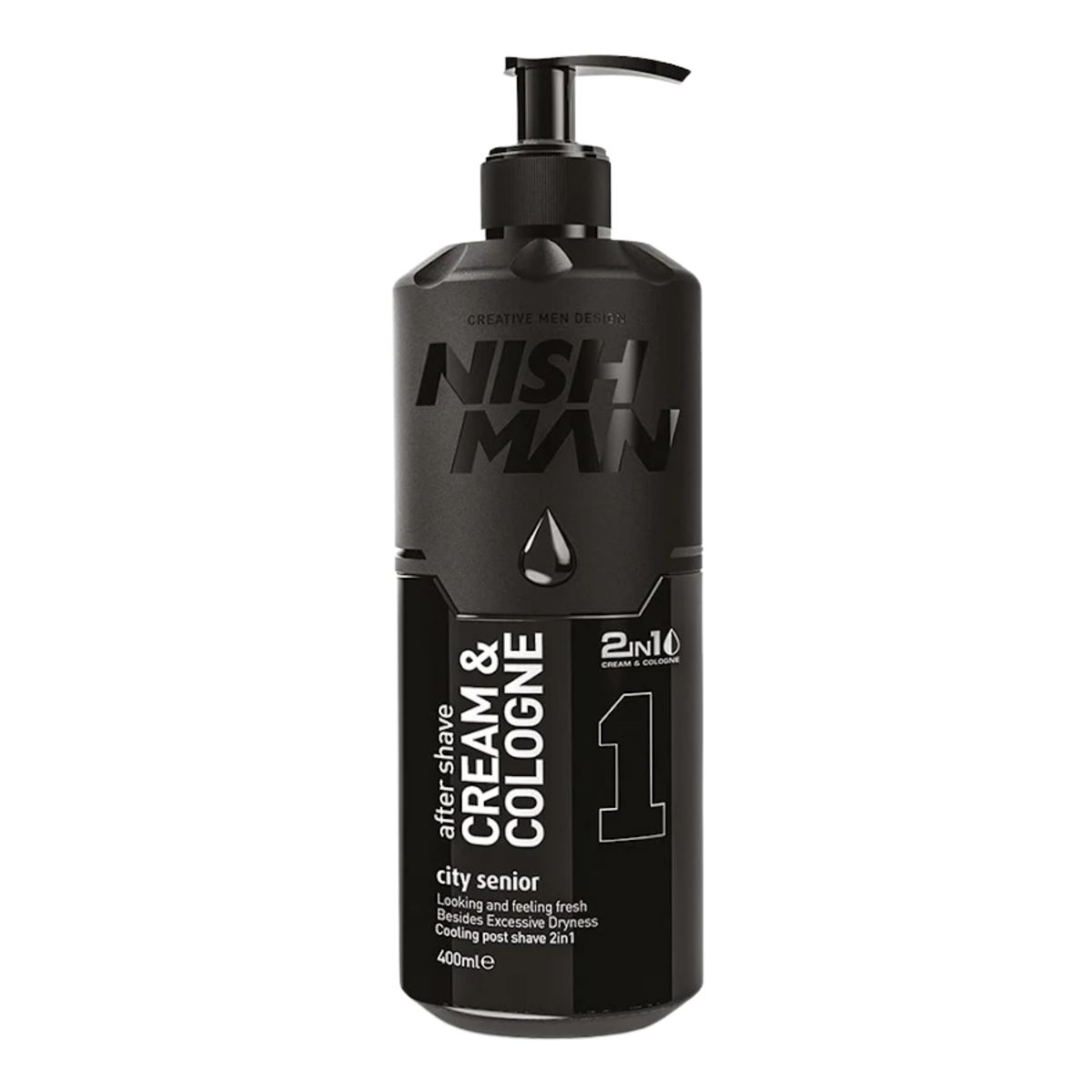 After Shave Cream & Cologne 2in1 City Senior No.1 400ml - Image 1