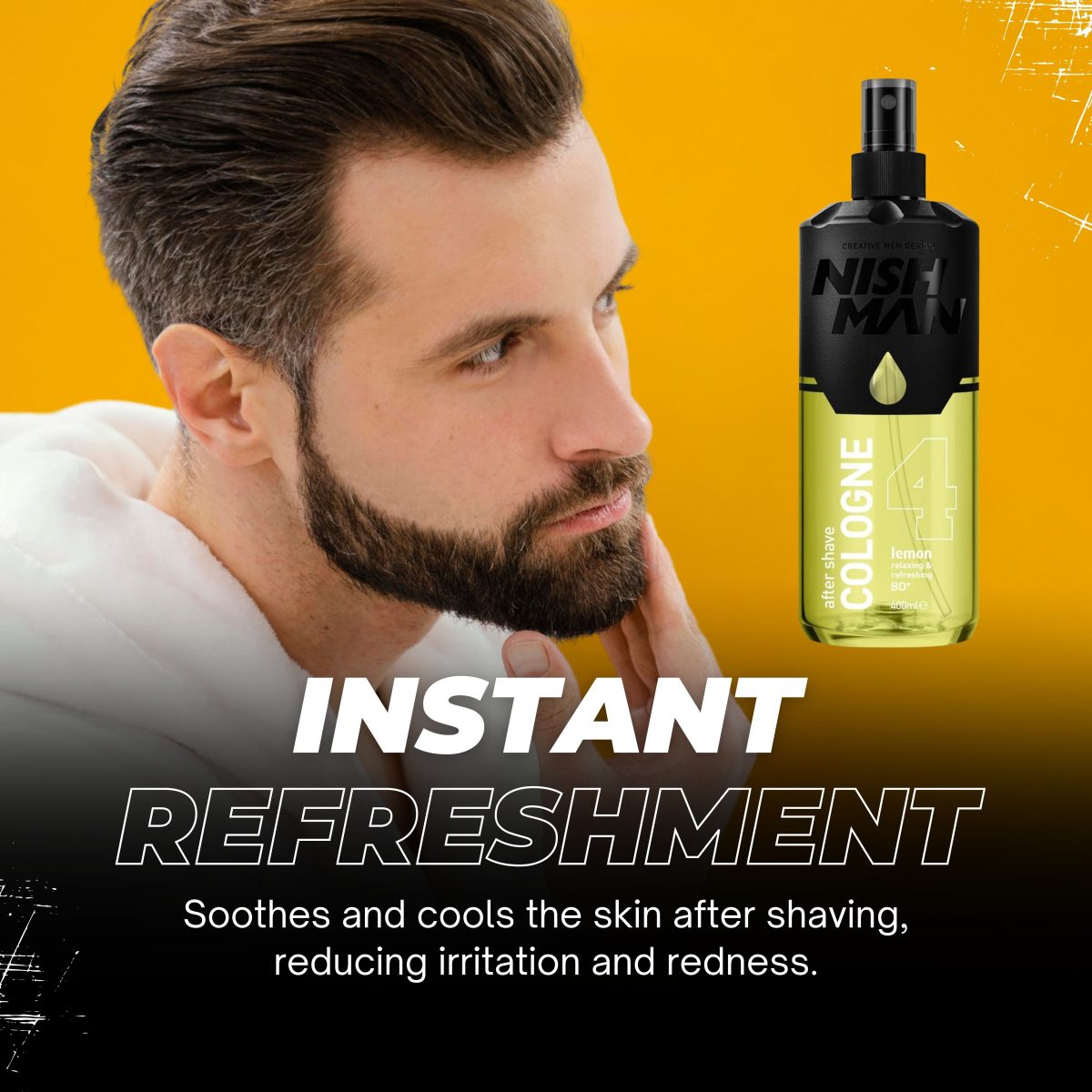 Nishman After Shave Cologne | Lemon No.04 - Image 4