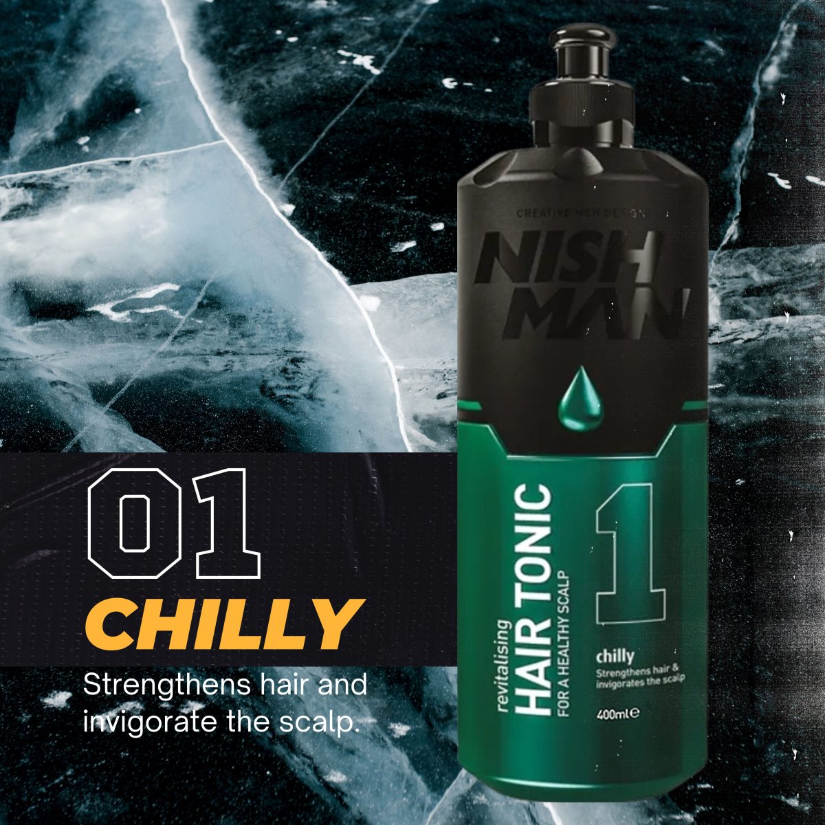 Nishman Revitalising Hair Tonic - Image 2