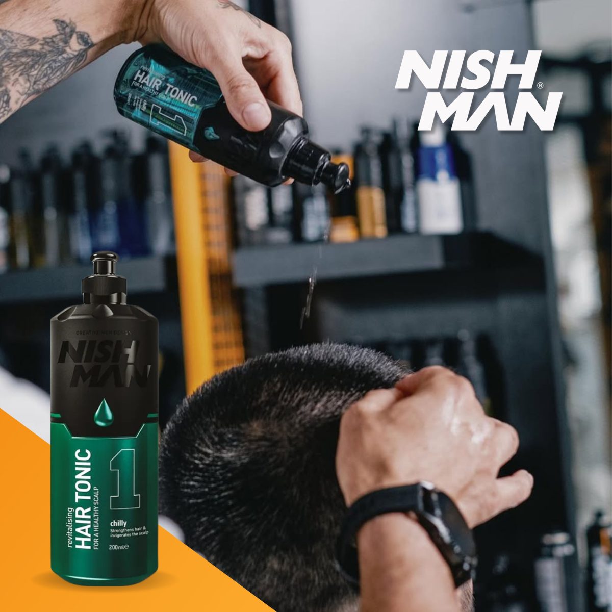 Nishman Revitalising Hair Tonic - Image 7