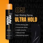 Nishman Ultra Strong Hold Hair Spray N.5 - 400ml - Image 2