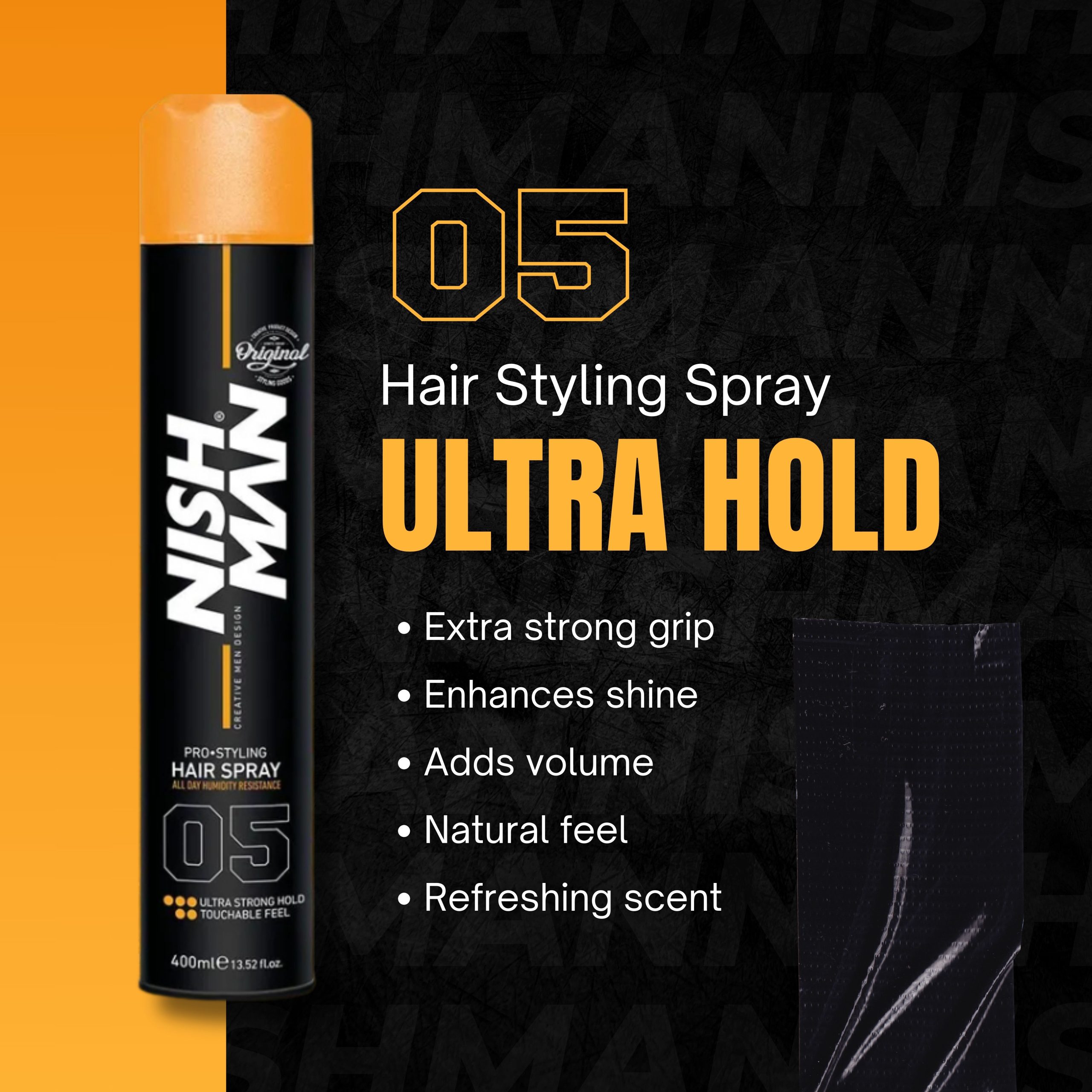 B07MMNBQCZ.PT01 Nishman Ultra Strong Hold Hair Spray N.5 - 400ml - Image 2
