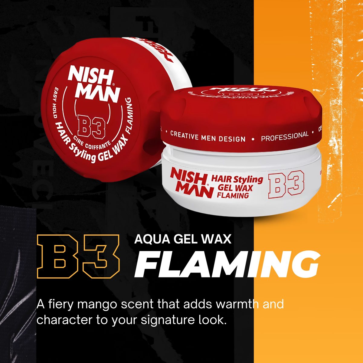 Nishman Gel Wax | Flaming B3 150ml - Image 2