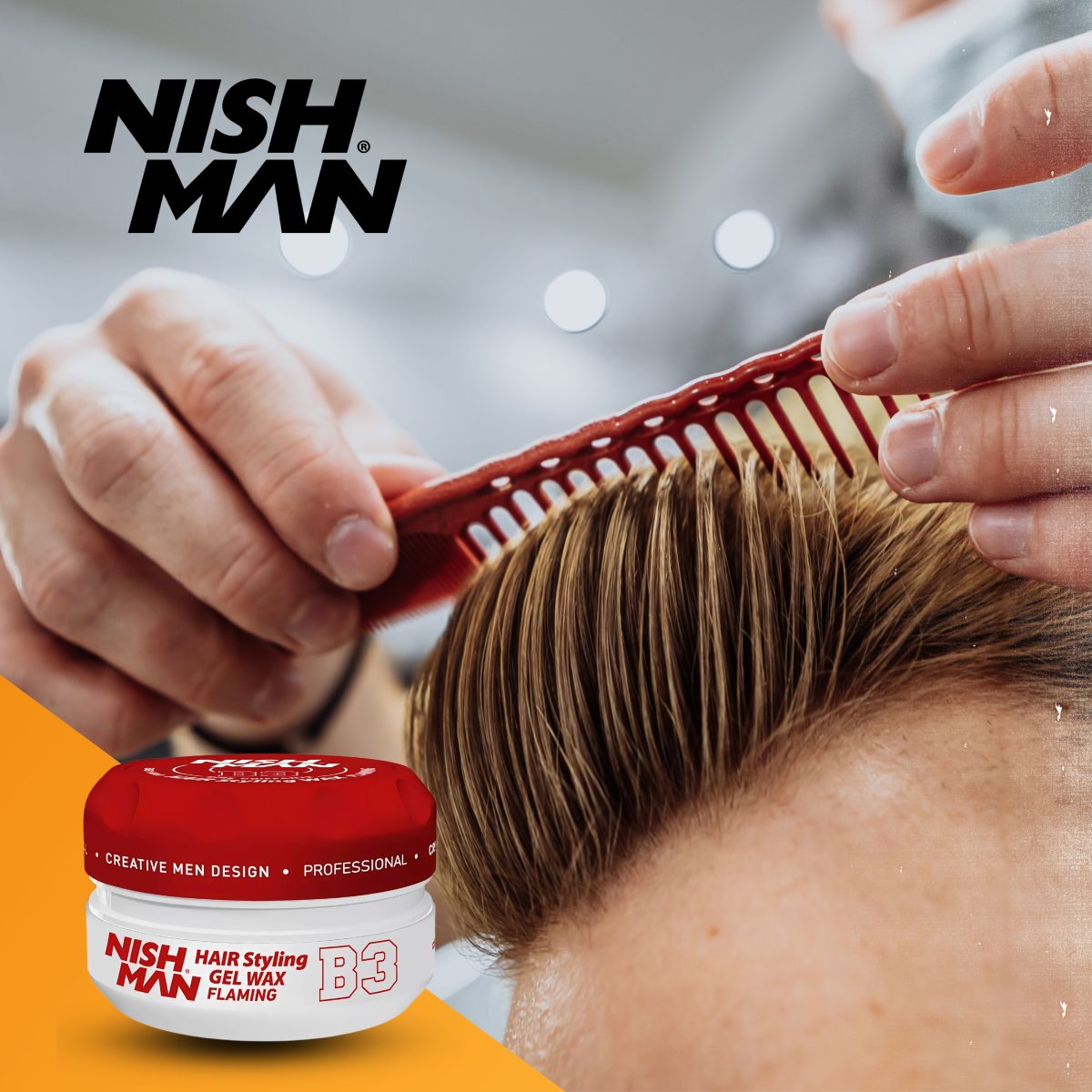 Nishman Gel Wax | Flaming B3 150ml - Image 7