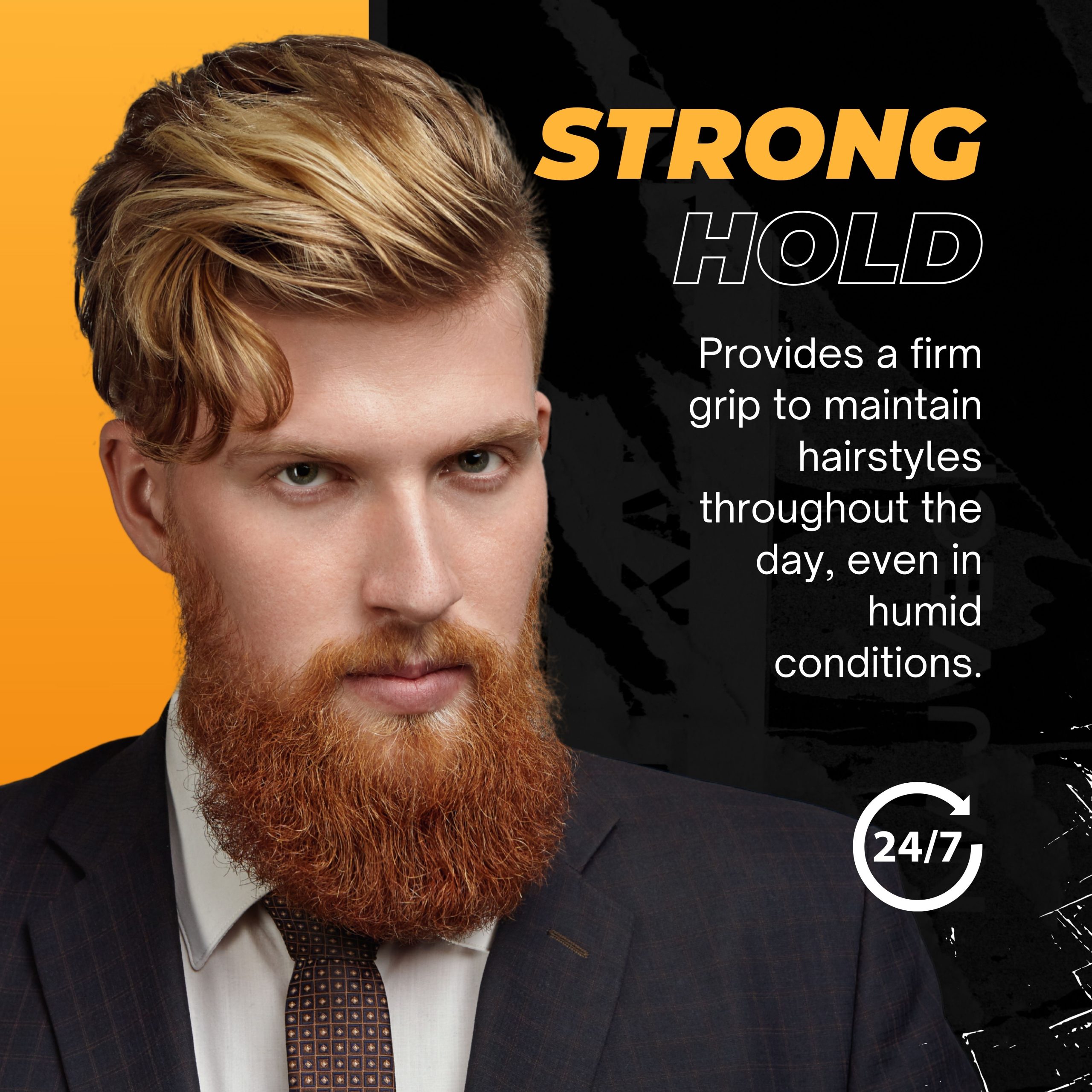 B08GKXVFQD.PT04 Nishman Gum Effect No.5+ Ultra Hold Hair Gel - 300ml - Image 5