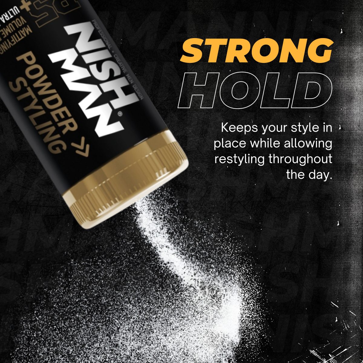 Nishman Hair Styling Ultra Hold Powder Wax P5 - 20g - Image 3