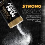 Nishman Hair Styling Ultra Hold Powder Wax P5 - 20g - Image 3