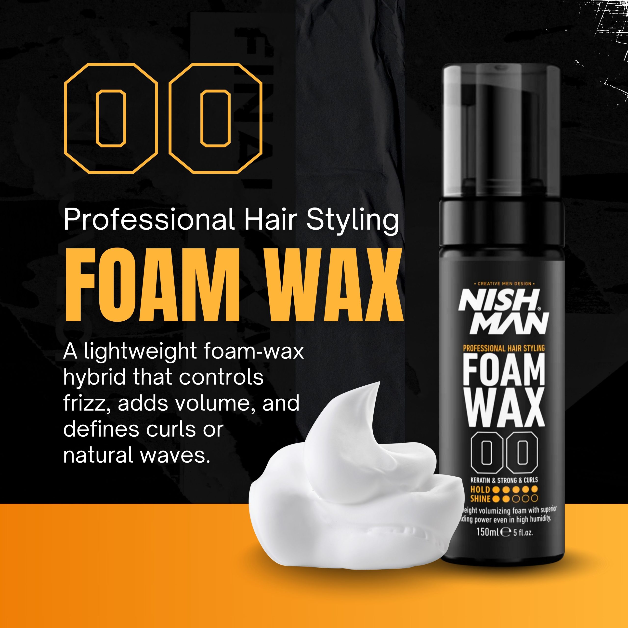 B0B2K6ZVJT.PT01 Nishman Foam Wax - 150ml - Image 2