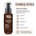 Nishman Beard & Mustache Care Oil 75ml - Image 3