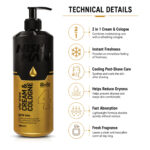 Nishman After Shave Cream & Cologne 2in1 Gold One No.4 - Image 3