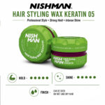 Nishman Hair Styling Wax | Keratin No.05 - Image 2
