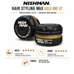 Nishman Hair Styling Wax | Gold One No.07 - Image 2
