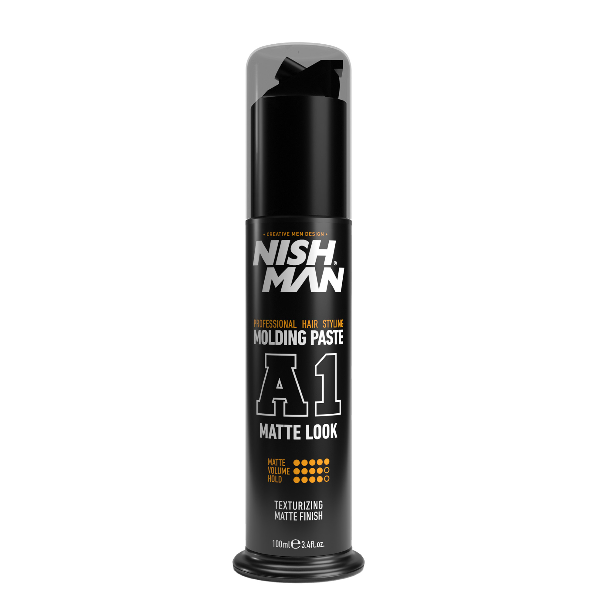 A1.jpg NISHMAN Hair Styling Molding Paste A1 Matte Look 100ml - Image 1