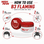 Nishman Gel Wax | Flaming B3 - Image 4