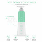 Deep Detox Conditioner for Normal to Greasy Hair, 503ml  | Green Tea & Avocado Extracts - Image 3