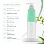 Deep Detox Conditioner for Normal to Greasy Hair, 503ml  | Green Tea & Avocado Extracts - Image 5