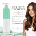 Deep Detox Conditioner for Normal to Greasy Hair, 503ml  | Green Tea & Avocado Extracts - Image 2