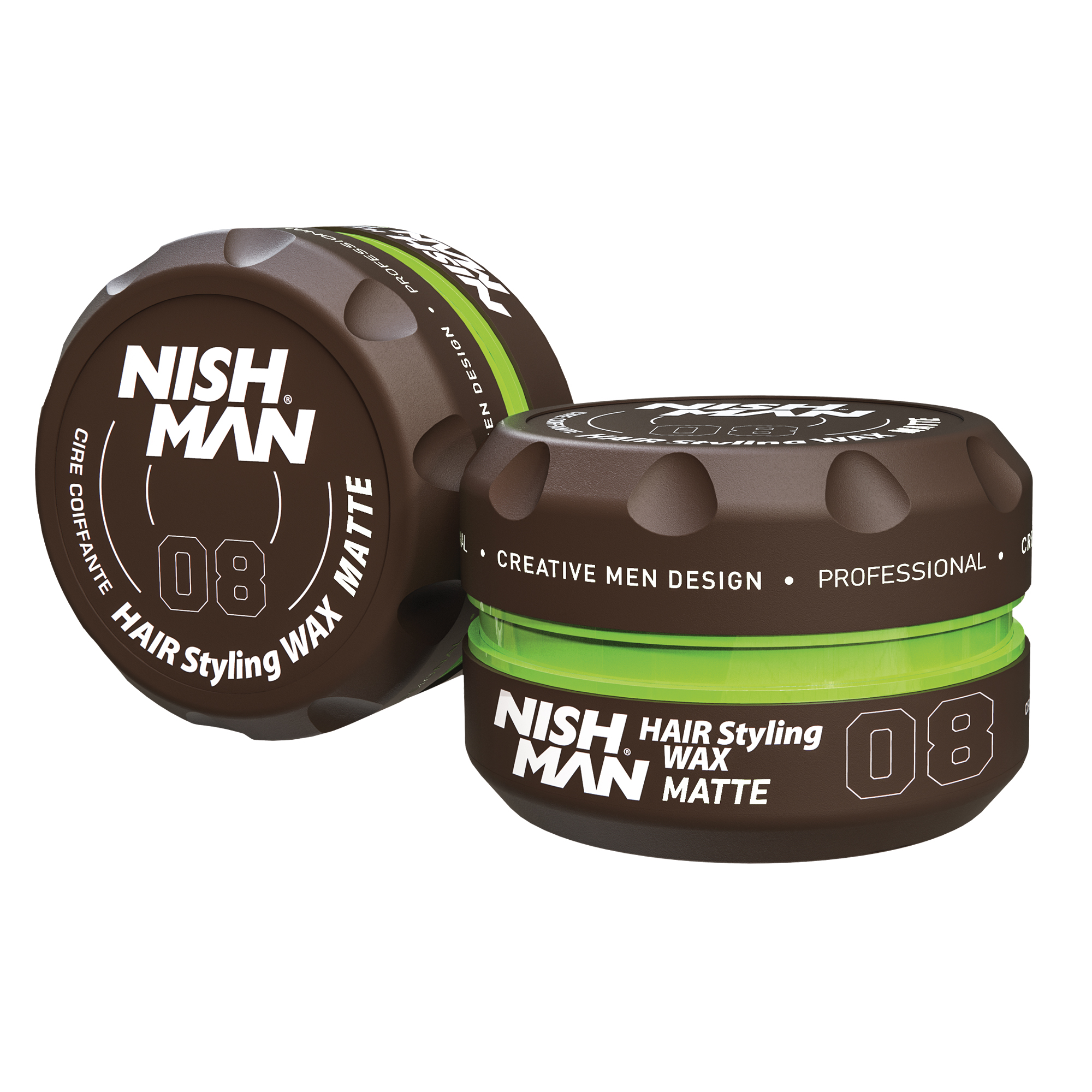 Untitled-1-5.jpg NISHMAN Hair Styling Aqua Wax 08 Matte Looking 150ml - Image 1