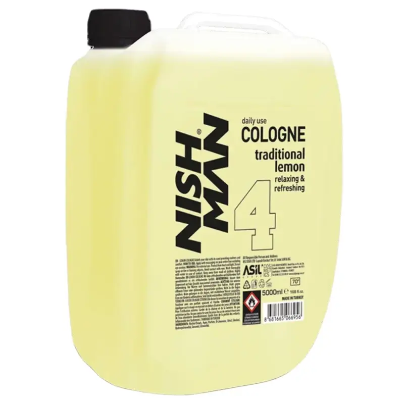 nishman-after-shave-cologne-5000-ml-lemon~2 NISHMAN After Shave Lemon Cologne 80C 5000ml (5L) - Image 1