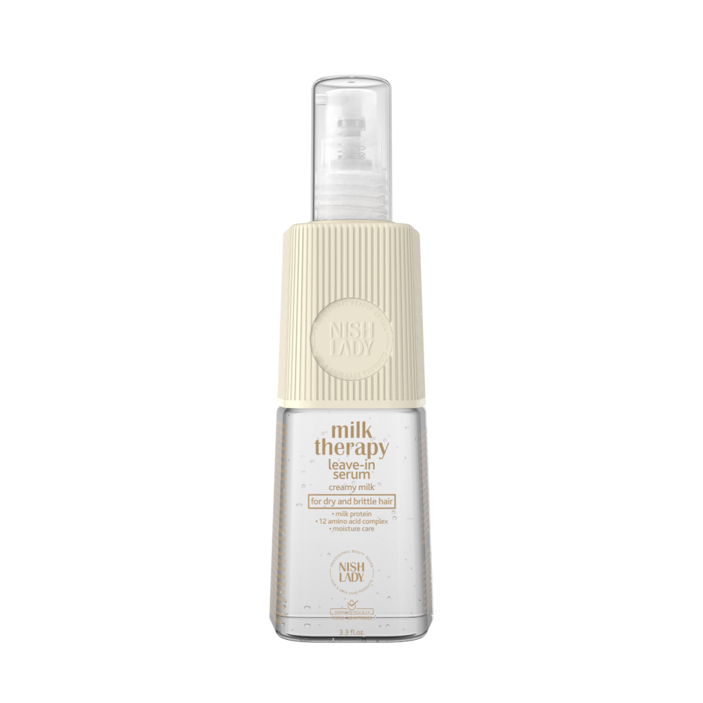 Nish-Lady_Leave-In-Serum_Color-Protect_97-ML-SAG_Front-1024x1024-1.png Milk Therapy Leave in Serum for Dry and Brittle Hair - Image 1