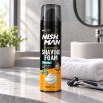 NISHMAN Shaving Foam Soothing Menthol 200ml - Image 5